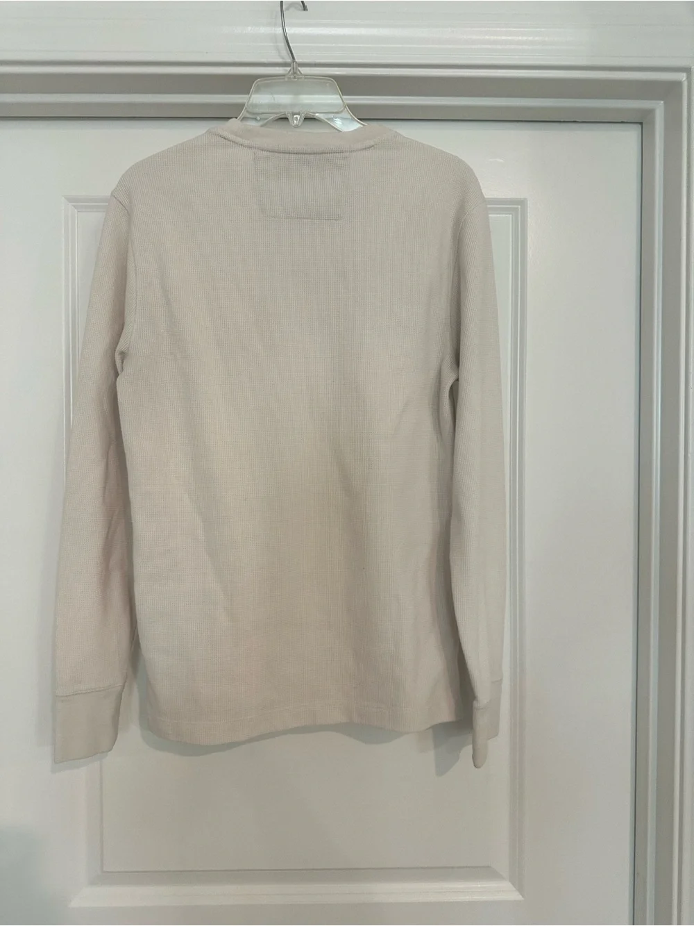 Banana Republic Ivory Thermal Long Sleeve Tee